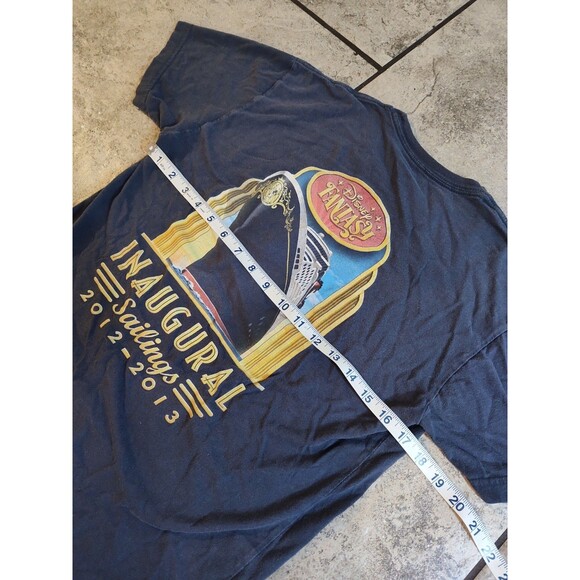 Disney Cruise Line Fantasy Inaugural Sailings 2012 2013 T-Shirt Women’s Small - Picture 2 of 10